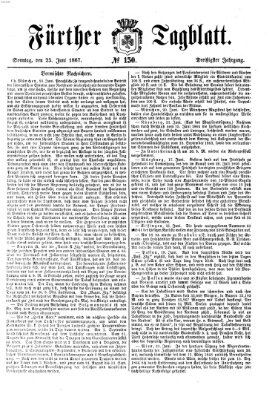 Fürther Tagblatt Sonntag 23. Juni 1867