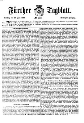 Fürther Tagblatt Samstag 29. Juni 1867