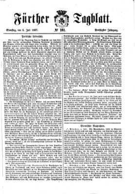 Fürther Tagblatt Samstag 6. Juli 1867