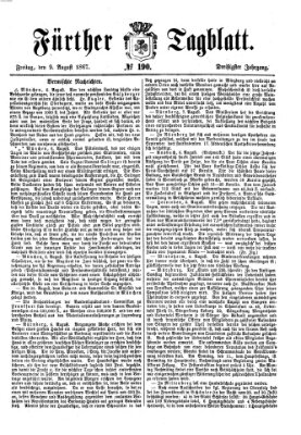 Fürther Tagblatt Freitag 9. August 1867