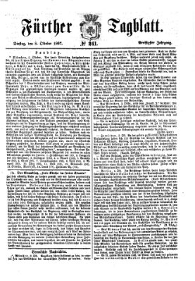 Fürther Tagblatt Dienstag 8. Oktober 1867