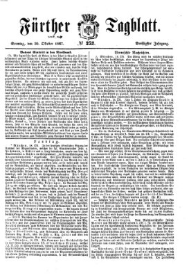 Fürther Tagblatt Sonntag 20. Oktober 1867