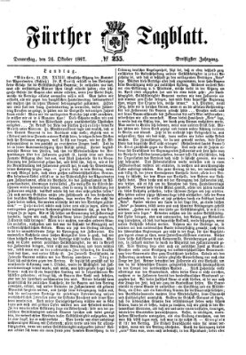 Fürther Tagblatt Donnerstag 24. Oktober 1867