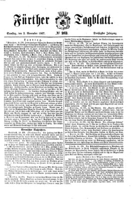 Fürther Tagblatt Samstag 2. November 1867