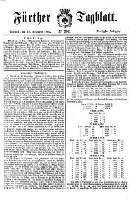 Fürther Tagblatt Mittwoch 18. Dezember 1867