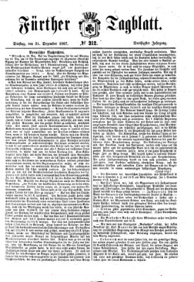 Fürther Tagblatt Dienstag 31. Dezember 1867