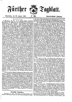 Fürther Tagblatt Donnerstag 30. Januar 1868