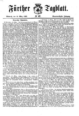 Fürther Tagblatt Mittwoch 18. März 1868