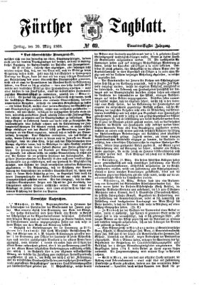 Fürther Tagblatt Freitag 20. März 1868