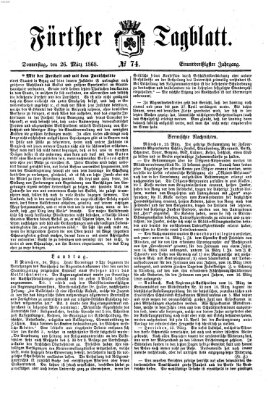 Fürther Tagblatt Donnerstag 26. März 1868