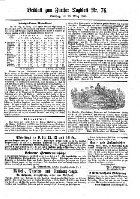 Fürther Tagblatt Samstag 28. März 1868