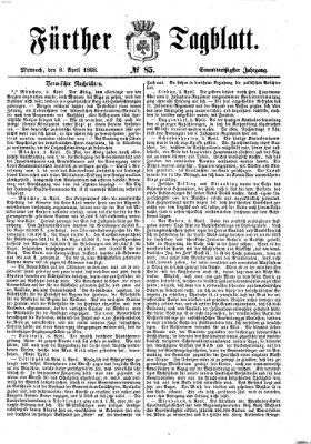 Fürther Tagblatt Mittwoch 8. April 1868