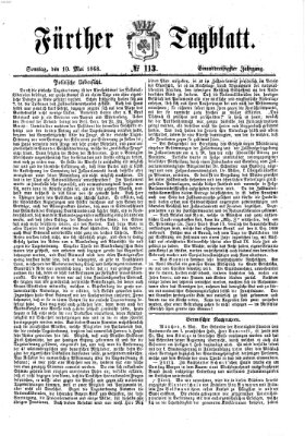 Fürther Tagblatt Sonntag 10. Mai 1868