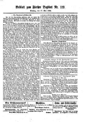 Fürther Tagblatt Sonntag 17. Mai 1868