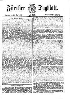 Fürther Tagblatt Samstag 30. Mai 1868