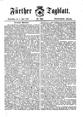 Fürther Tagblatt Donnerstag 4. Juni 1868