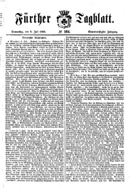 Fürther Tagblatt Donnerstag 9. Juli 1868