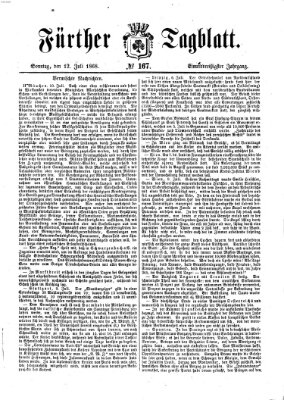 Fürther Tagblatt Sonntag 12. Juli 1868