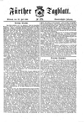 Fürther Tagblatt Mittwoch 22. Juli 1868