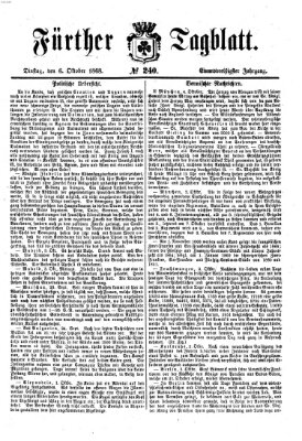 Fürther Tagblatt Dienstag 6. Oktober 1868