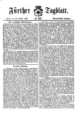 Fürther Tagblatt Freitag 23. Oktober 1868