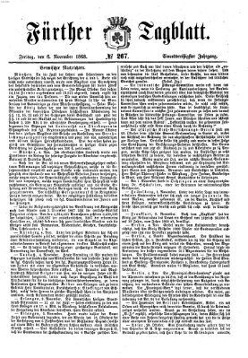 Fürther Tagblatt Freitag 6. November 1868