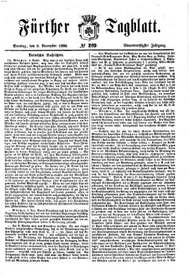 Fürther Tagblatt Sonntag 8. November 1868