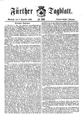 Fürther Tagblatt Mittwoch 9. Dezember 1868