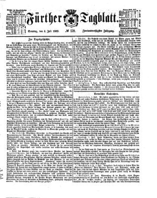 Fürther Tagblatt Sonntag 4. Juli 1869