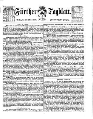 Fürther Tagblatt Dienstag 19. Oktober 1869