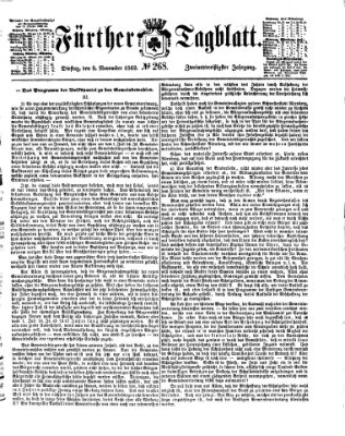 Fürther Tagblatt Dienstag 9. November 1869