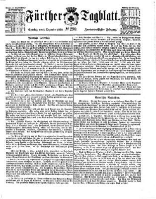 Fürther Tagblatt Samstag 4. Dezember 1869