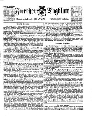 Fürther Tagblatt Mittwoch 8. Dezember 1869