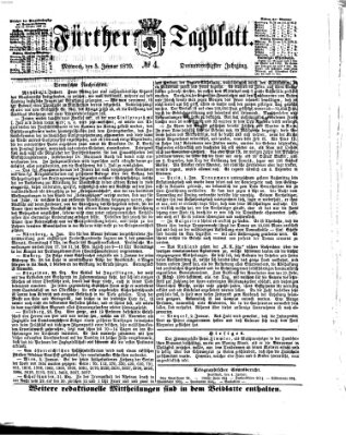 Fürther Tagblatt Mittwoch 5. Januar 1870