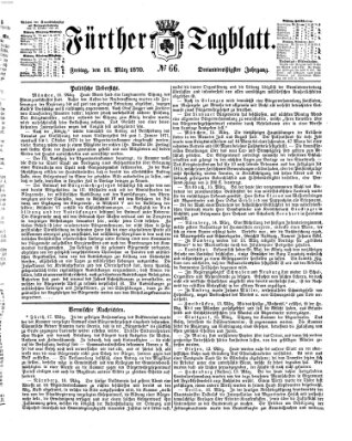 Fürther Tagblatt Freitag 18. März 1870