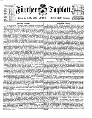 Fürther Tagblatt Freitag 6. Mai 1870