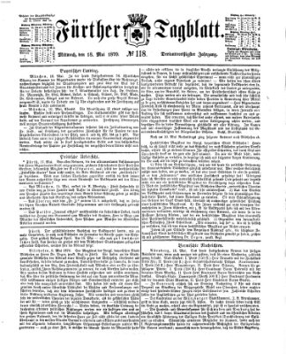 Fürther Tagblatt Mittwoch 18. Mai 1870