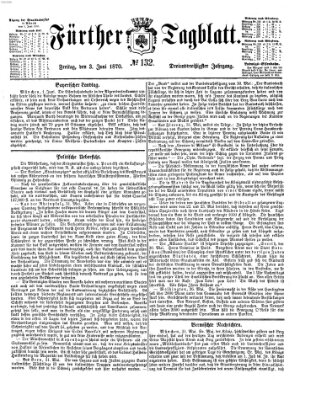 Fürther Tagblatt Freitag 3. Juni 1870