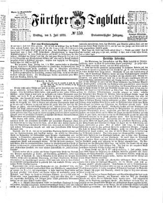 Fürther Tagblatt Dienstag 5. Juli 1870