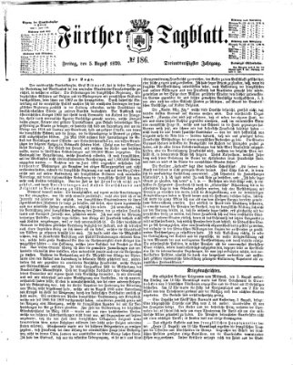 Fürther Tagblatt Freitag 5. August 1870