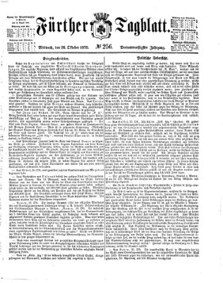 Fürther Tagblatt Mittwoch 26. Oktober 1870