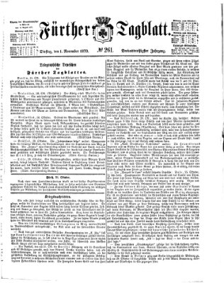 Fürther Tagblatt Dienstag 1. November 1870