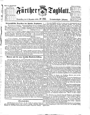 Fürther Tagblatt Donnerstag 8. Dezember 1870