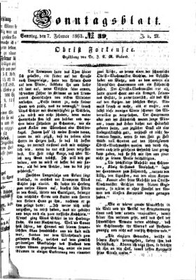 Ingolstädter Tagblatt Samstag 7. Februar 1863