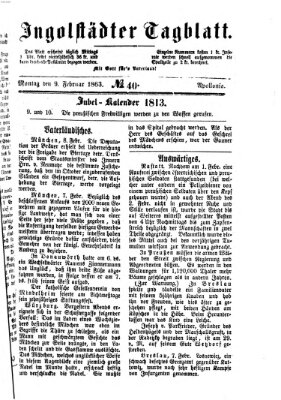 Ingolstädter Tagblatt Montag 9. Februar 1863