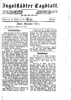 Ingolstädter Tagblatt Dienstag 10. Februar 1863