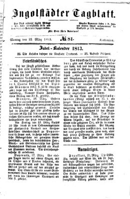 Ingolstädter Tagblatt Montag 23. März 1863