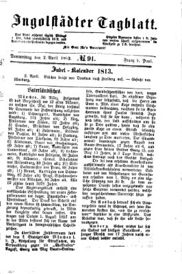 Ingolstädter Tagblatt Donnerstag 2. April 1863