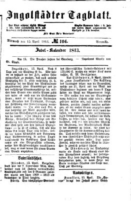 Ingolstädter Tagblatt Mittwoch 15. April 1863