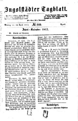 Ingolstädter Tagblatt Montag 20. April 1863